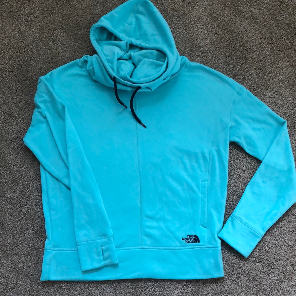 North face cow neck hoodie